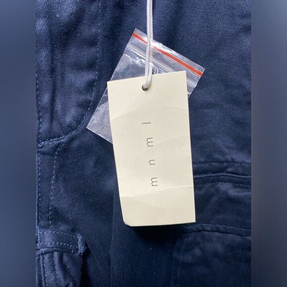 MNML Vintage Twill Cargo Pants Men’s Size 32 Midnight Blue Utility Workwear Stre - Picture 9 of 16